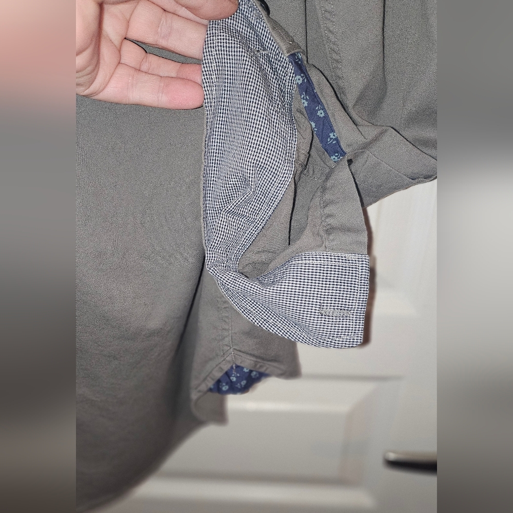 Tommy Bahama Charcoal Long Sleeve Shirt - Picture 6 of 6